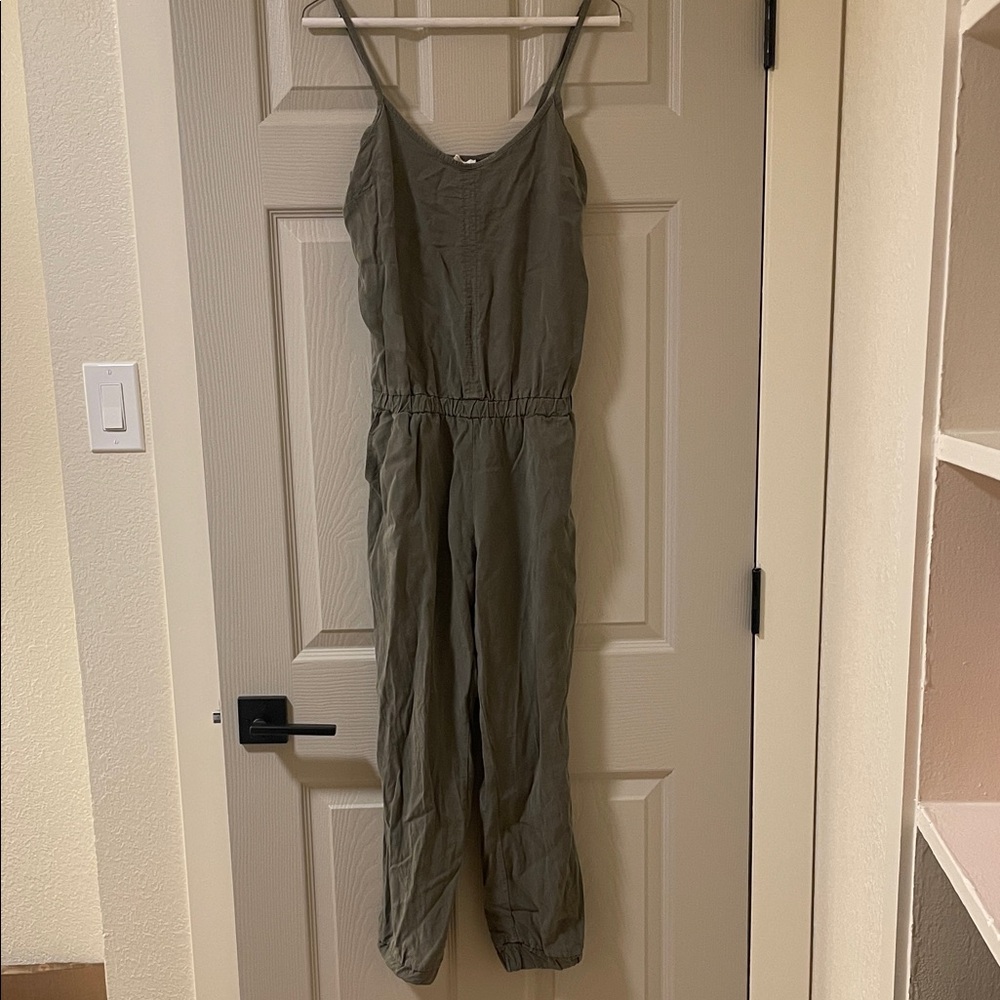 Casual Green Women's Jumpsuit